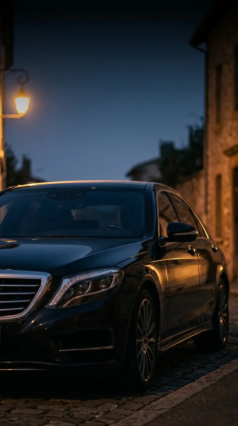 Intérieur de voiture luxueux avant detailing par Umbra Auto Lyon